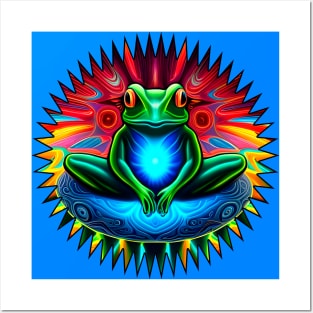 Froggy Animal Spirit (24) - Trippy Psychedelic Frog Posters and Art